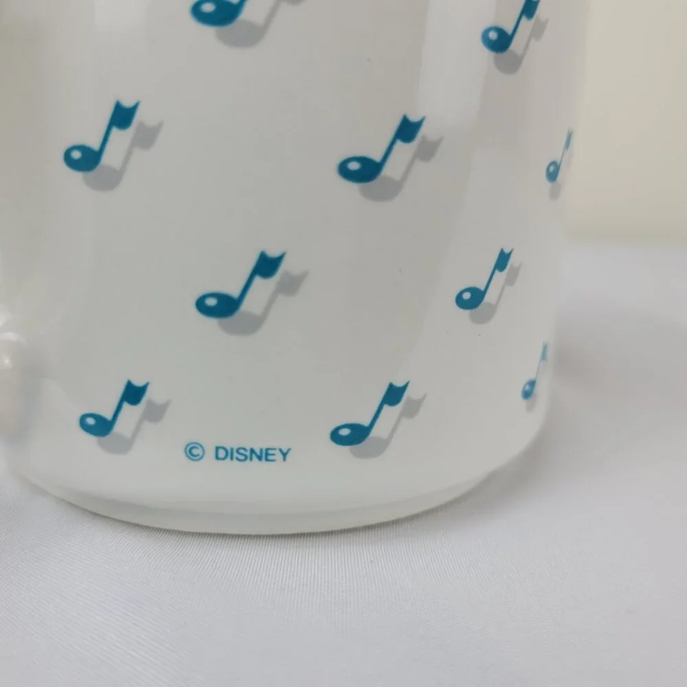 Vintage Disney Mickey Mouse Club Mug. Taiwan retro diner music notes jukebox 50s